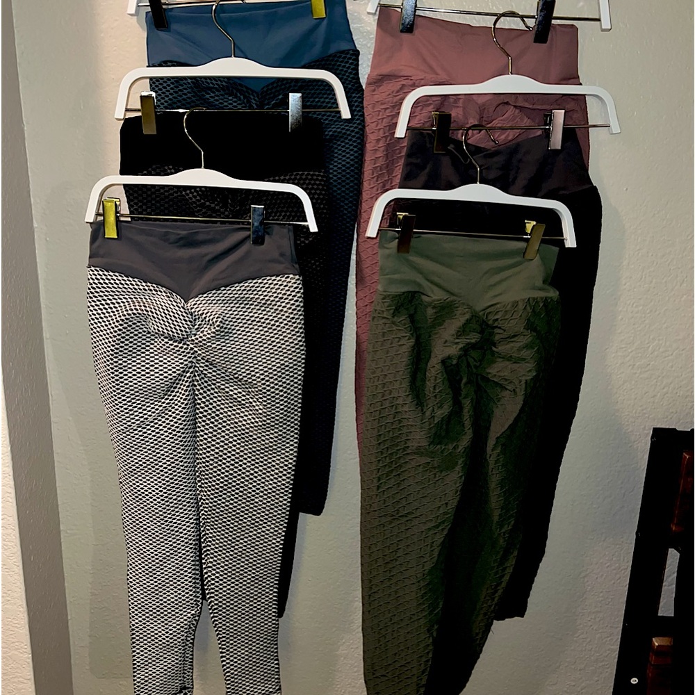 6 butt lifting scrunch leggings